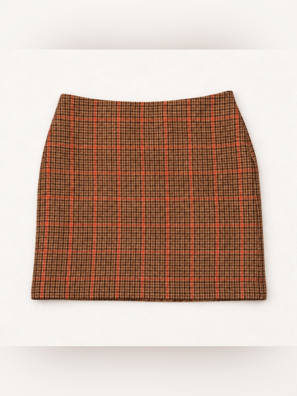 Michael Michael Kors Plaid Wool Blend Mini Skirt | Size 4